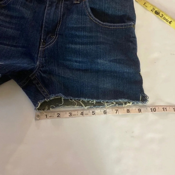 Levi’s 511 Denim Cut Off Jean Shorts Vintage Y2K Waist 26 Womens 2 XS Levis - Picture 9 of 11